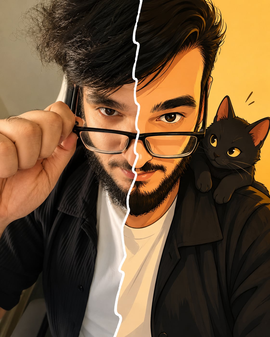 Digital art portrait
